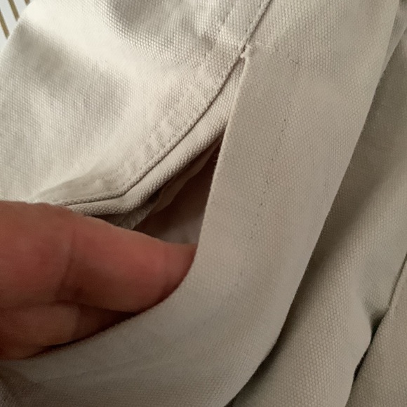 NWOT By Together 100% Cotton Pleaded Cream Pants Size L. 228 - Picture 5 of 11